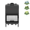 Kép 2/3 - HITZE ALBERO 68X43 DUPLA ÜVEGES VÍZTERES KANDALLÓBETÉT