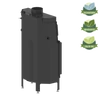 Kép 3/3 - HITZE ALBERO 68X53 DUPLA ÜVEGES VÍZTERES KANDALLÓBETÉT