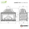 Kép 7/9 - KAWMET W15 (16,3 KW) ECO ÖNTVÉNY KANDALLÓBETÉT