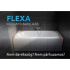 Kép 2/5 - M-ACRYL Flexa vágható egyenes fehér színű akril kád 179x81 kádlábbal és peremrögzítővel