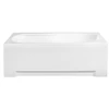 Kép 5/5 - BESCO BONA fehér színű akril egyenes kád 180x80