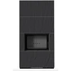 Kép 4/5 - KRATKI FLOKI BOX 8 kW NATURALI NERO KANDALLÓ KŐ KÜLSŐ, FEKETE BELSŐ BURKOLATTAL