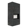 Kép 1/5 - KRATKI FLOKI BOX 8 kW OXIDE NERO KANDALLÓ KŐ KÜLSŐ, VILÁGOS BELSŐ BURKOLATTAL