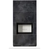 Kép 3/5 - KRATKI FLOKI BOX 8 kW OSSIDO NERO KANDALLÓ KŐ KÜLSŐ, VILÁGOS BELSŐ BURKOLATTAL