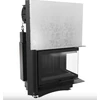 Kép 1/5 - KRATKI MAJA JOBBOS LIFTES EGYBENYÍLÓ Oldalüveges kandallóbetét 150 mm füstcsőcsonk átmérővel fekete belső burkolattal