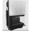 Kép 1/5 - KRATKI ZUZIA JOBBOS LIFTES EGYBENYÍLÓ Oldalüveges kandallóbetét fekete belső burkolattal