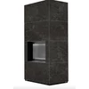 Kép 5/5 - KRATKI FLOKI BOX 8 kW NATURALI NERO GRECO KANDALLÓ KŐ KÜLSŐ, FEKETE BELSŐ BURKOLATTAL