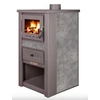 Kép 1/3 - WARNEX Nova kandalló 7,5 KW csempés szürke színű külső burkolattal