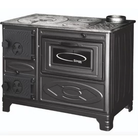 HUNOR 305/304 XL fekete sparhelt (jobbos)