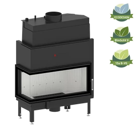 HITZE ALBERO 90X41 BAL OLDALÜVEGES VÍZTERES KANDALLÓBETÉT