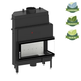 HITZE ALBERO 90X41 JOBB OLDALÜVEGES VÍZTERES KANDALLÓBETÉT