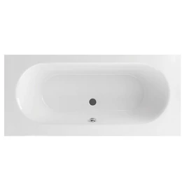 M-ACRYL Flexa vágható egyenes fehér színű akril kád 189x81 kádlábbal és peremrögzítővel