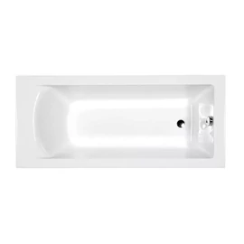 M-ACRYL Fresh fehér színű egyenes akril kád 170x75 kádlábbal és peremrögzítővel 