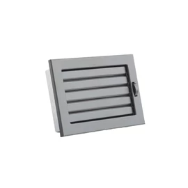 ÁLLÍTHATÓ ZSALUS SZELLŐZŐRÁCS FEKETE 200X145 MM