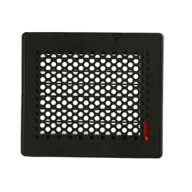 TREND ÁLLÍTHATÓ ZSALUS SZELLŐZŐRÁCS FEKETE 190X170 MM