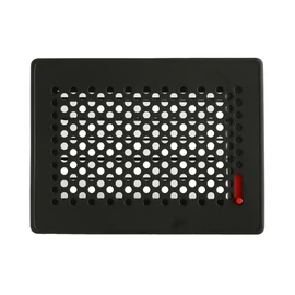 TREND ÁLLÍTHATÓ ZSALUS SZELLŐZŐRÁCS FEKETE 200X145 MM