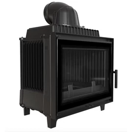 KRATKI FRANEK 12 DECO Síküveges öntvény  kandallóbetét