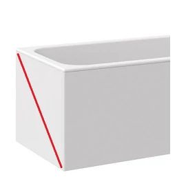 RAVAK Oldallap MDF 80 cm fehér balos