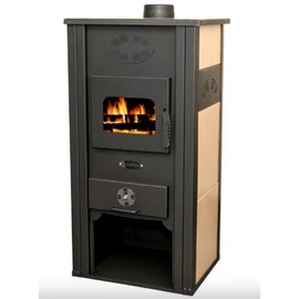 WARNEX Termo Etaz csempés vízteres kandalló bézs színű külső burkolattal