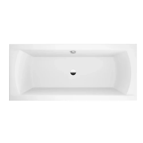 M-ACRYL Noé fehér színű egyenes akril kád 170x75 kádlábbal és peremrögzítővel