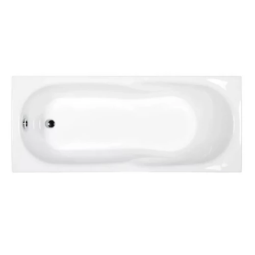 M-ACRYL Nora fehér színű egyenes akril kád 170x70 kádlábbal és peremrögzítővel