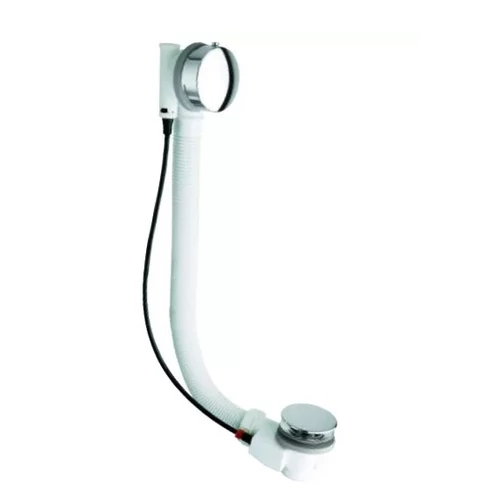 M-ACRYL Normál automata le- és túlfolyó szifonnal (80 cm) króm