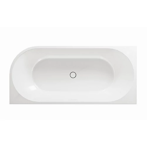 NIWELL AVIORA-L fényes fehér falhoz illeszthető szabadonálló kád balos 170x78