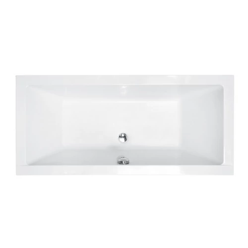 BESCO QUADRO fényes fehér színű akril egyenes kád 155x70