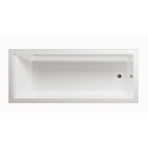 NIWELL Sofi slim fényes fehér színű egyenes akril kád 150x70