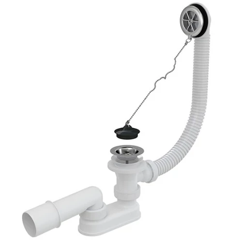 NIWELL BASIC kád lefolyó és túlfolyó-króm (57)