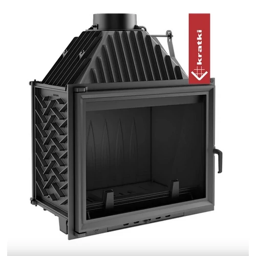 KRATKI AMELIA 25 nagy teljesítményű síküveges kandallóbetét