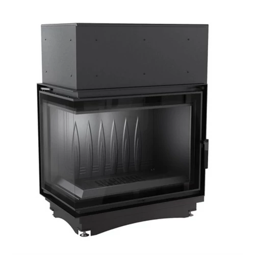  KRATKI AMELIA DECO BALOS EGYBENYÍLÓ Oldalüveges kandallóbetét fekete belső burkolattal