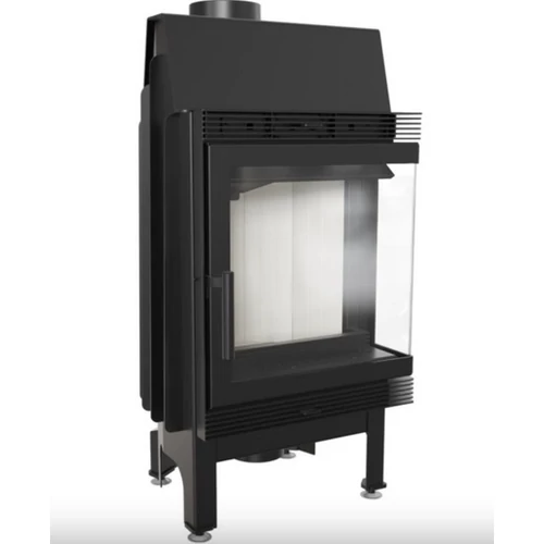 KRATKI BLANKA JOBBOS EGYBENYÍLÓ Oldalüveges kandallóbetét világos belső burkolattal