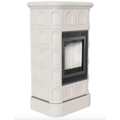 KRATKI BLANKA KRÉM SZÍNŰ Csempekandalló világos belső burkolattal