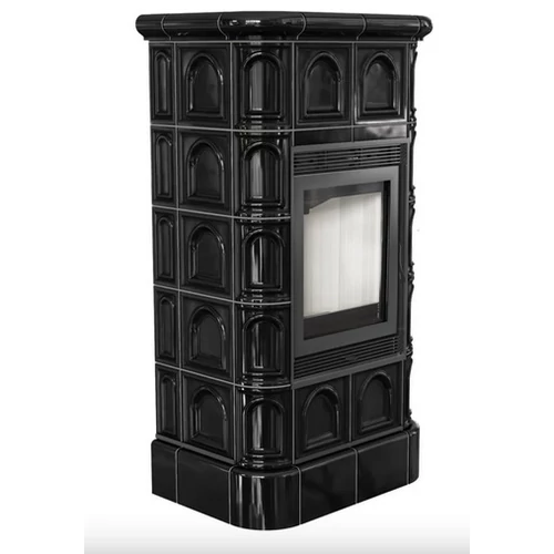 KRATKI BLANKA FEKETE Csempekandalló világos belső burkolattal