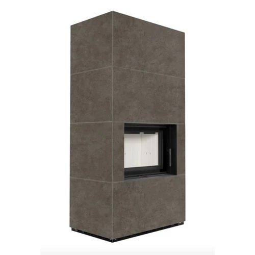 KRATKI FLOKI BOX 8 kW FOKOS PIOMBO KANDALLÓ KŐ KÜLSŐ, VILÁGOS BELSŐ BURKOLATTAL