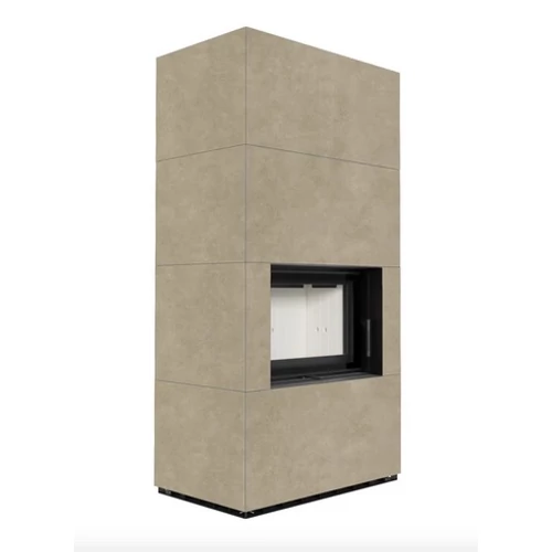 KRATKI FLOKI BOX 8 kW FOKOS RENA KANDALLÓ KŐ KÜLSŐ, VILÁGOS BELSŐ BURKOLATTAL