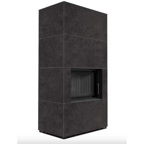 KRATKI FLOKI BOX 8 kW GRAFIT KANDALLÓ KŐ KÜLSŐ, FEKETE BELSŐ BURKOLATTAL