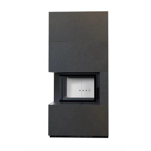 KRATKI FLOKI BOX 8 kW INDIAN BLACK KANDALLÓ KŐ KÜLSŐ, VILÁGOS BELSŐ BURKOLATTAL BALOS KIVITEL