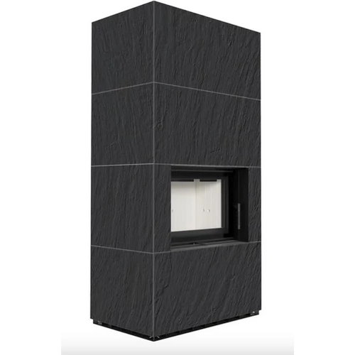 KRATKI FLOKI BOX 8 kW NATURALI NERO KANDALLÓ KŐ KÜLSŐ, VILÁGOS BELSŐ BURKOLATTAL