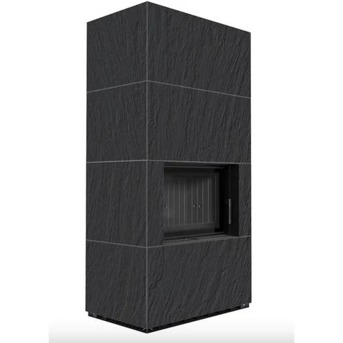 KRATKI FLOKI BOX 8 kW NATURALI NERO KANDALLÓ KŐ KÜLSŐ, FEKETE BELSŐ BURKOLATTAL