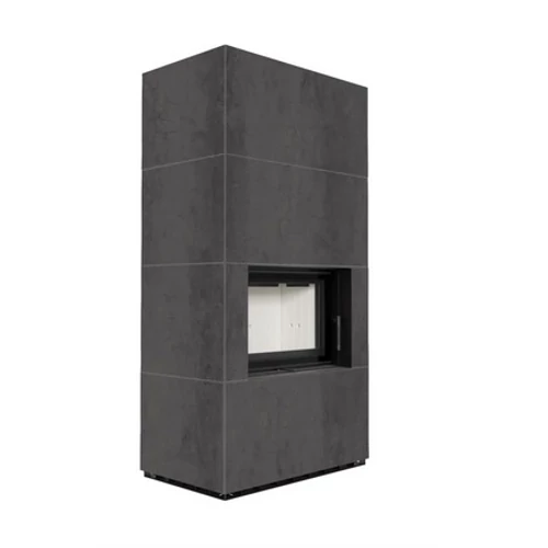 KRATKI FLOKI BOX 8 kW NATURALI PIETRA KANDALLÓ KŐ KÜLSŐ, VILÁGOS BELSŐ BURKOLATTAL