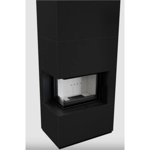 KRATKI FLOKI BOX 8 kW ZIMBABWE NERO KANDALLÓ KŐ KÜLSŐ, VILÁGOS BELSŐ BURKOLATTAL BALOS KIVITEL