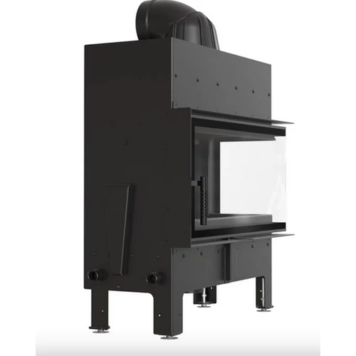 KRATKI FLOKI L JOBBOS Oldalüveges kandallóbetét fekete belső burkolattal