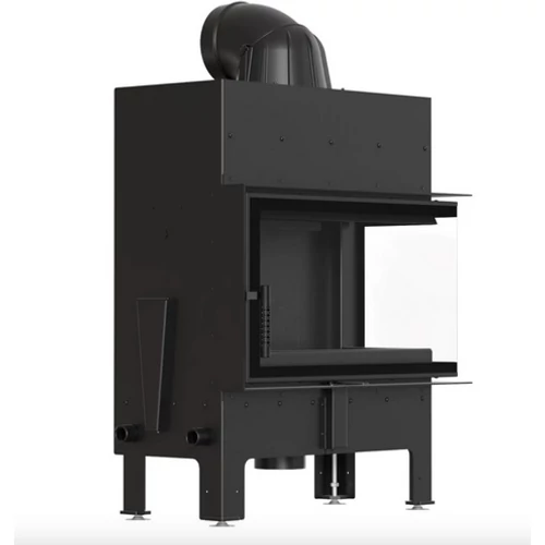 KRATKI FLOKI M JOBBOS Oldalüveges kandallóbetét fekete belső burkolattal