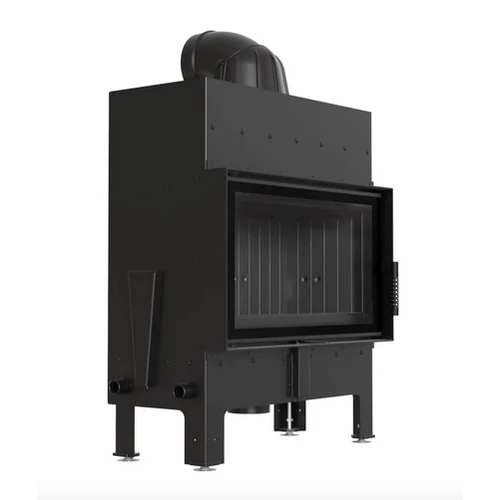 KRATKI FLOKI Síküveges kandallóbetét fekete belső burkolattal