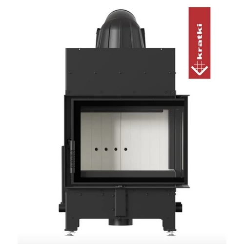 KRATKI FLOKI jobbos oldalüveges kandallóbetét fehér belső burkolattal