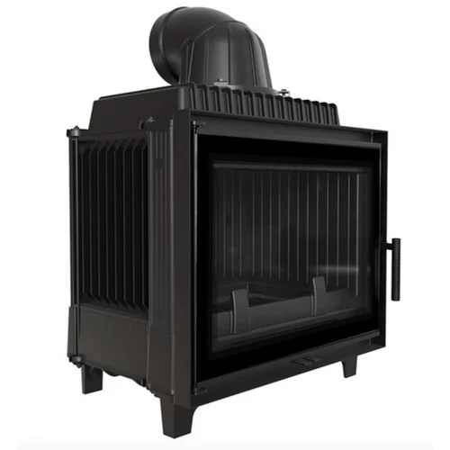 KRATKI FRANEK 12 DECO Síküveges öntvény  kandallóbetét