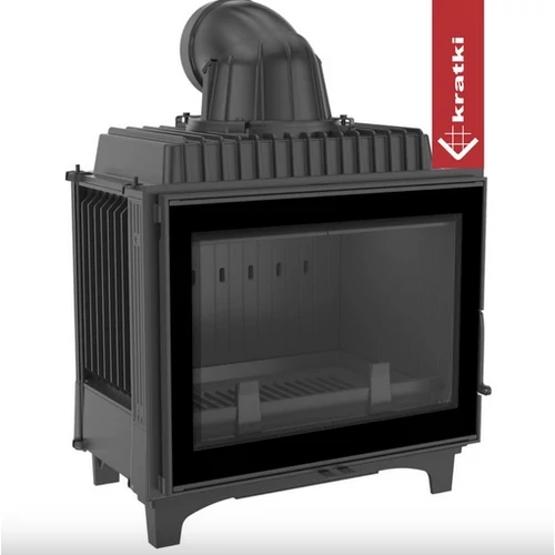 KRATKI FRANEK 12 Síküveges öntvény kandallóbetét