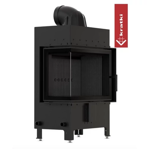 KRATKI LUCY 12 NEW BALOS Oldalüveges kandallóbetét fekete belső burkolattal